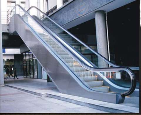 30 Degree VVVF Control Commercial Escalator with Glass Outside Cladding